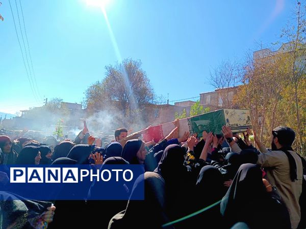 مردم علی‌آباد دمق جوکار از شهید گمنام استقبال کردند