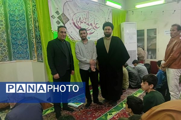 مراسم اختتامیه اعتکاف دانش آموزی در ناحیه دو شهرری 