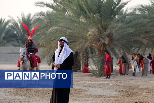 بازآفرینی نوجوان کربلا زیر آسمان لامرد