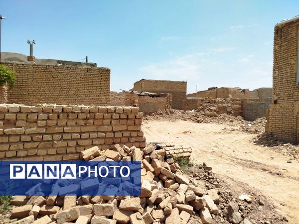مغان روستایی  زلزله زده و غریب  بدون خبرنگار در کاشمر