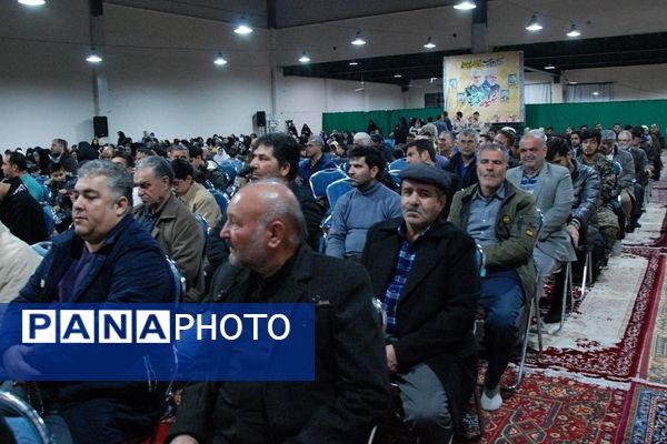 بزرگداشت پنجمین سالگرد شهادت شهید حاج قاسم سلیمانی در مصلی شهر قیامدشت ناحیه یک ری