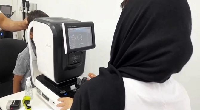 استقرار گروه جهادی چشم پزشکی نوآوران سلامت در باقرشهر 