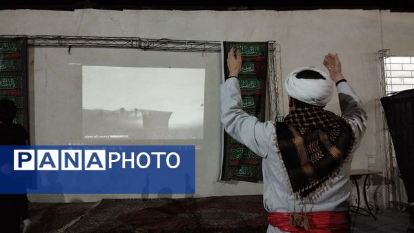 مراسم عزاداری شب ششم ماه محرم در مسجد چهارده معصوم (ع) 