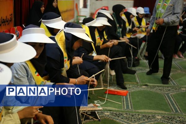 پیش اردوی ملی پیشتازان دختر سازمان دانش‌آموزی آذربایجان شرقی
