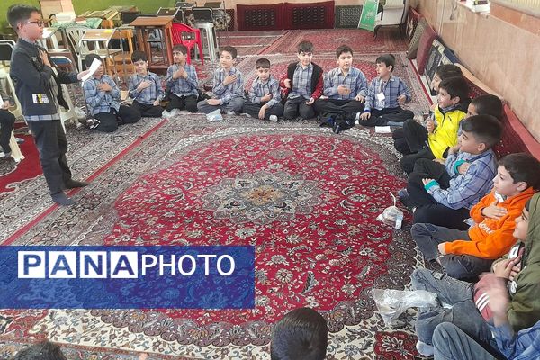  مراسم عزاداری ایام فاطمیه و یادواره شهدا در دبستان پسرانه آیت‌الله خامنه‌ای