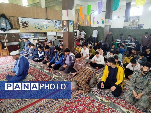 اعتکاف دانش آموزان پسر در باخرز