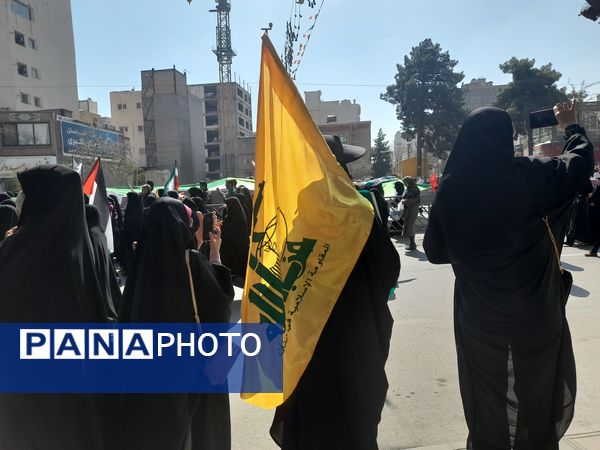 حضور پرشور مردم ولایت مدار مشهدی در راهپیمایی روز قدس