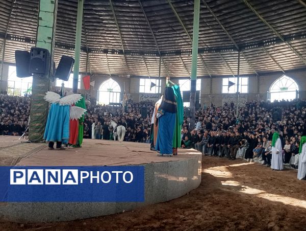 آیین سنتی شبیه خوانی اربعین حسینی در احمدآباد میانجلگه