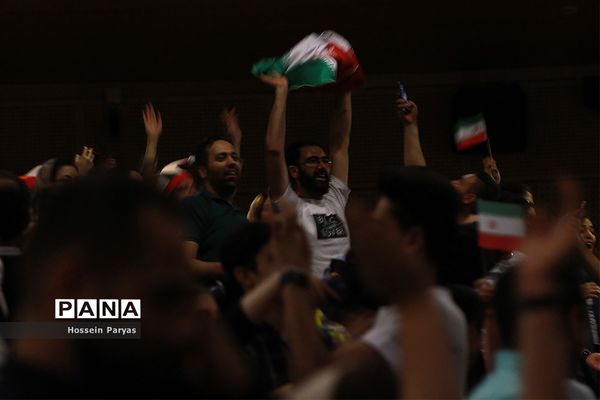 پخش مسابقه ایران و مراکش در برج میلاد