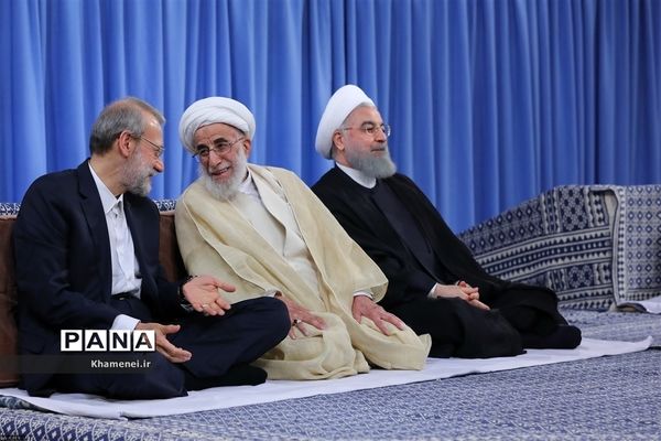 دیدار مسئولان نظام و سفرای کشورهای اسلامی با رهبر معظم انقلاب