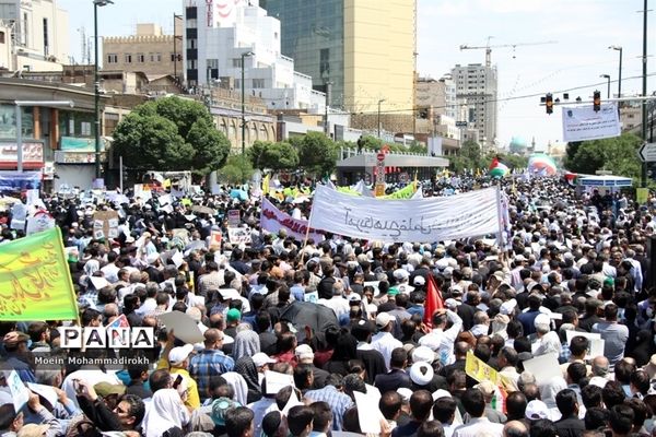 راهپیمایی روز قدس در مشهد