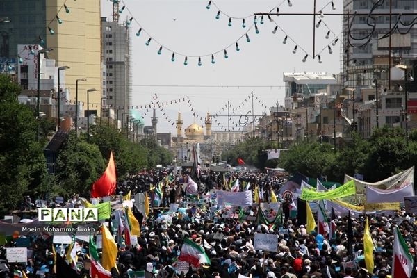 راهپیمایی روز قدس در مشهد