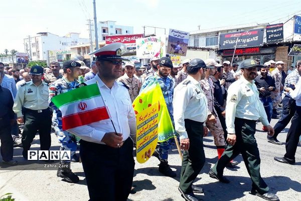 راهپیمایی روز قدس در محمودآباد