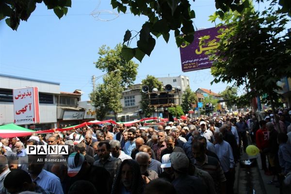 راهپیمایی روز قدس در قائم‌شهر