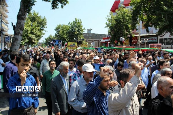 راهپیمایی روز قدس در قائم‌شهر