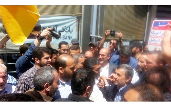 پشت‌پرده حضور احمدی‌نژاد در راهپیمایی روز قدس! +تصویر