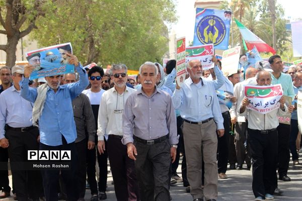راهپیمایی  روز جهانی  قدس دربوشهر