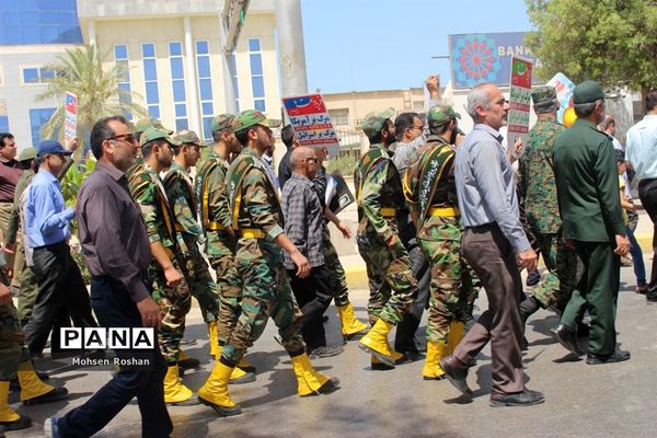راهپیمایی  روز جهانی  قدس دربوشهر