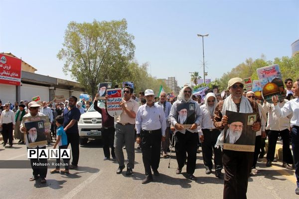 راهپیمایی  روز جهانی  قدس دربوشهر
