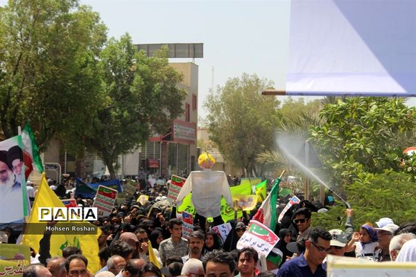 راهپیمایی  روز جهانی  قدس دربوشهر