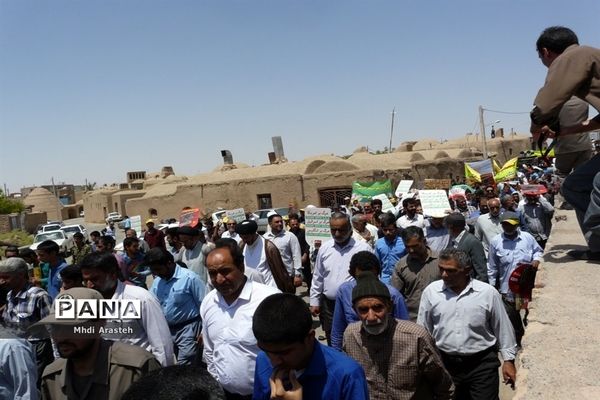 راهپیمایی روزقدس مردم شهرستان خوسف