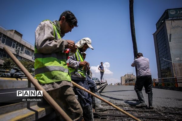 بازسازی پل کریمخان زند در تهران