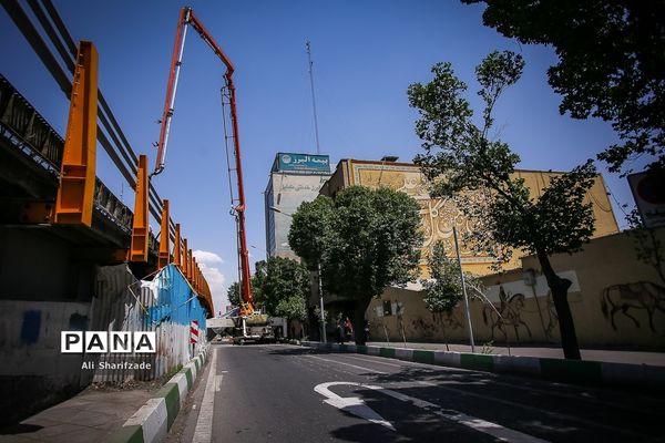 بازسازی پل کریمخان زند در تهران