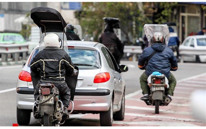 ورود موتورسیکلت‌ها به تونل‌‌های تهران ممنوع شد