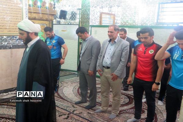 مراسم استقبال از ورزشکاران تیم فوتسال شهرستان فیروزکوه