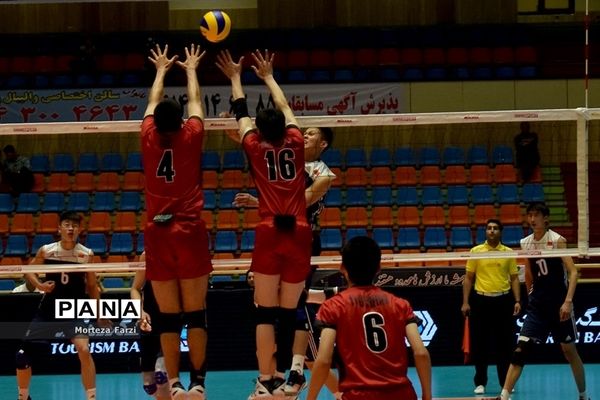 مسابقات قهرمانی والیبال نوجوانان آسیا در تبریز/ژاپن 3 -0– چین