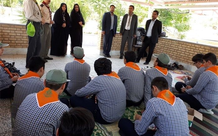 برگزاری مرحله ی اول اردوی دانش آموزان پیشتاز ناحیه یک زنجان در روزهای 5 و 6 تیر ماه در اردوگاه امام خمینی (ره )