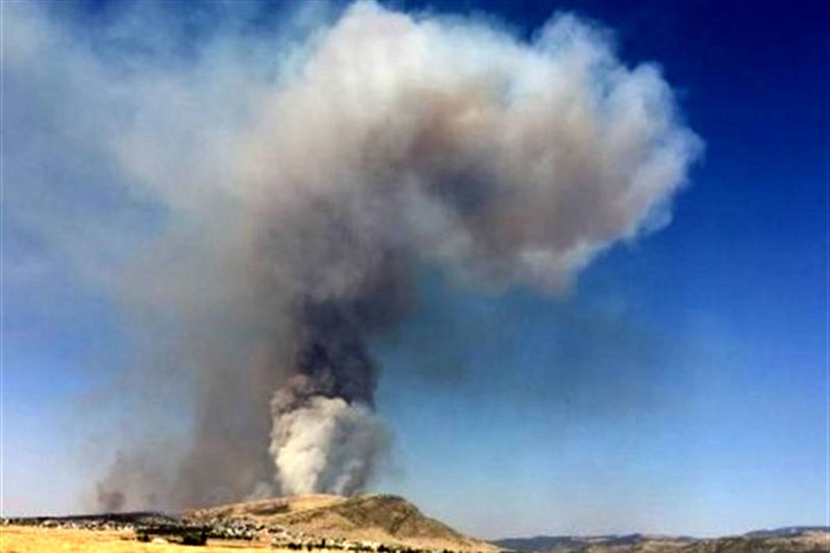تداوم تلاش‌ها برای اطفای آتش‌سوزی ‌جنگل‌های سوزنی‌برگ کلاله‌