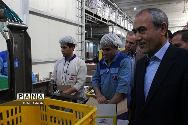 بازدید استاندار آذربایجان شرقی از واحد های تولیدی و صنعتی شهرک سلیمی