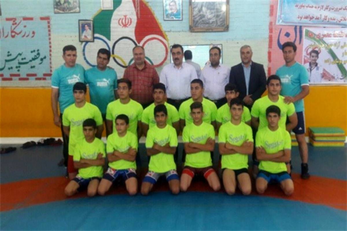 اعزام تیم کشتی آزاد دانش آموزان شهرستان اسلامشهر به مسابقات کشوری