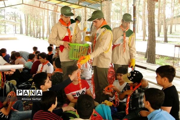 حضوردانش آموزان شهرقدس در اردوی فرهنگی تفریحی امید و نشاط