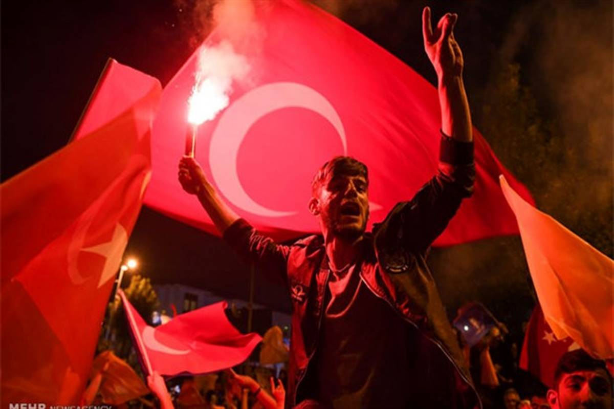 پیروزی اردوغان در انتخابات ترکیه‎ به روایت تصویر