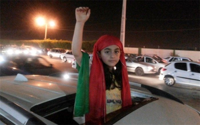 شادی مردم بوشهر بعد از تساوی برابر پرتغال