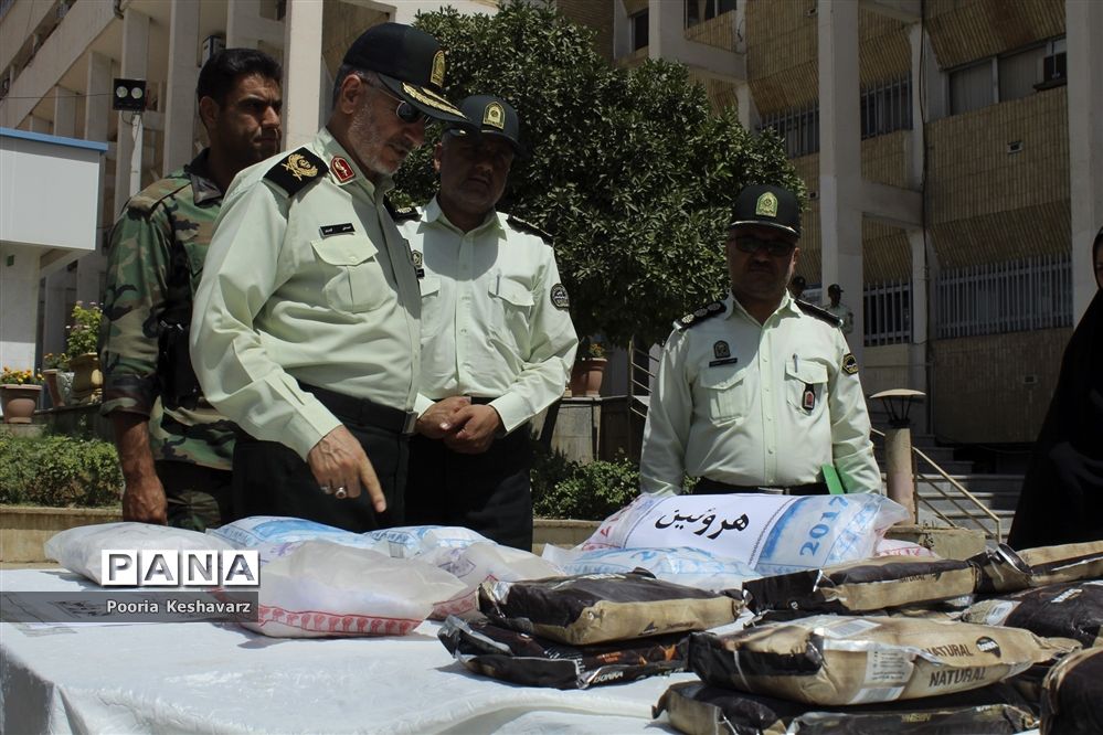 کشف 16.5 تن مواد مخدر در سه ماهه ابتدای سال جاری در استان فارس