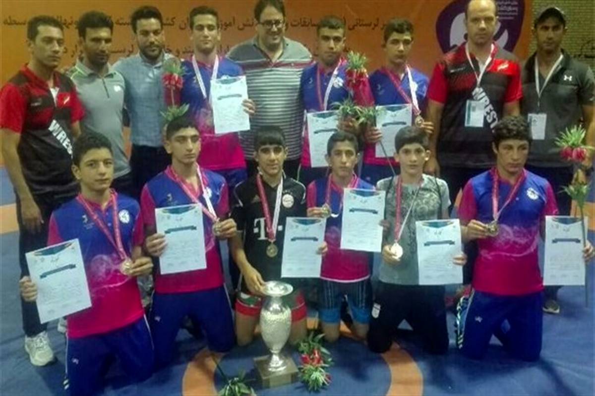 خوزستان قهرمان کشتی فرنگی دانش آموزان کشور شد