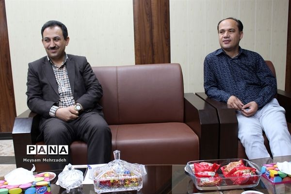 دیدار رئیس  و کارکنان سازمان دانش آموزی استان بوشهر با معاون جدید پشتیبانی