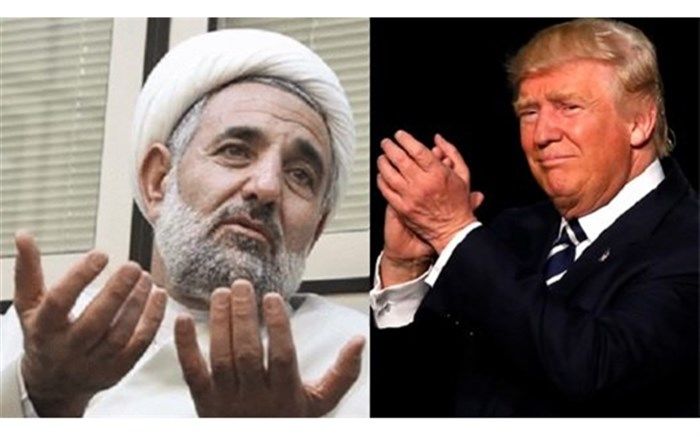پاس گلی که دلواپس ایرانی به ترامپ داد!