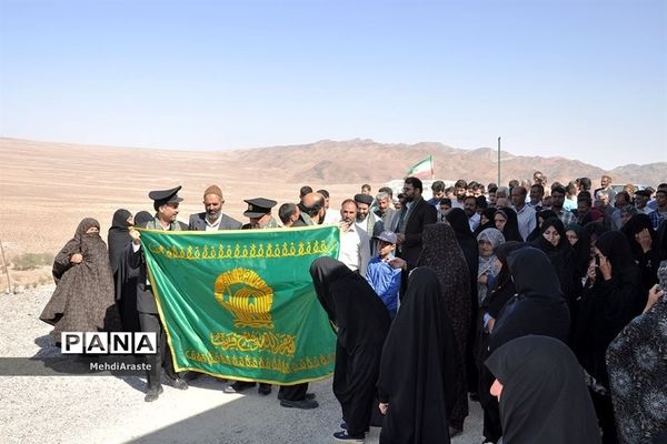 حضور خادمان حرم مطهر امام رضا (ع) درروستای افین شهرستان زیرکوه