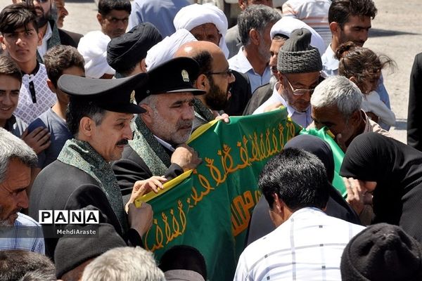 حضور خادمان حرم مطهر امام رضا (ع) درروستای افین شهرستان زیرکوه