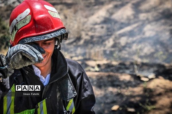آتش سوزی در مراتع سنندج