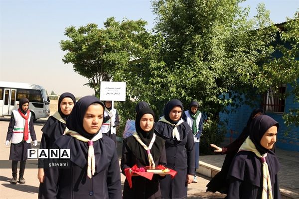 اردوی یک روزه استانی پیشتازان دختر استان زنجان