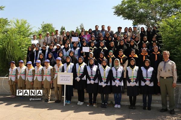اردوی یک روزه استانی پیشتازان دختر استان زنجان