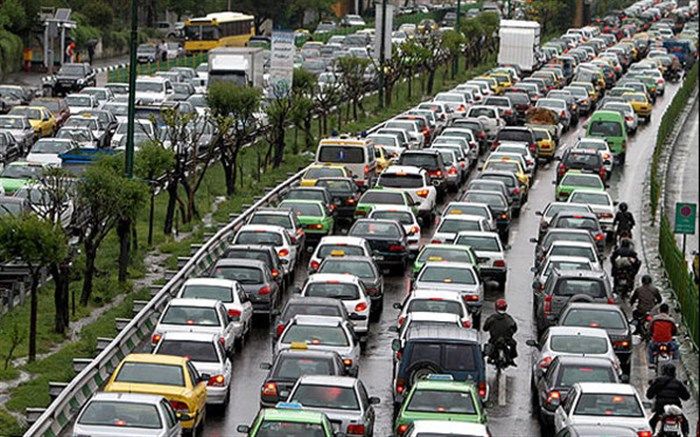 ترافیک نیمه سنگین تهران از ساعت ۵.۳۰ تا ۸.۳۰