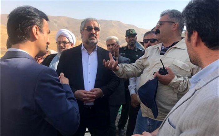 استاندار کردستان از روند اجرایی چند طرح عمرانی و تولیدی در کامیاران بازدید کرد