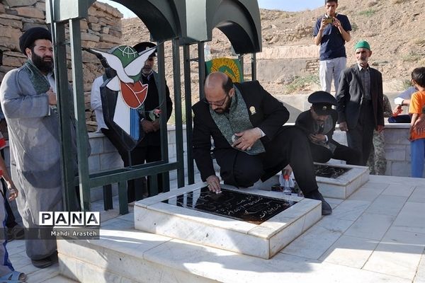 کاروان زیرسایه خورشید درآستان مقدس امام زاده سید مرتضی روستای سیدان شهرستان درمیان