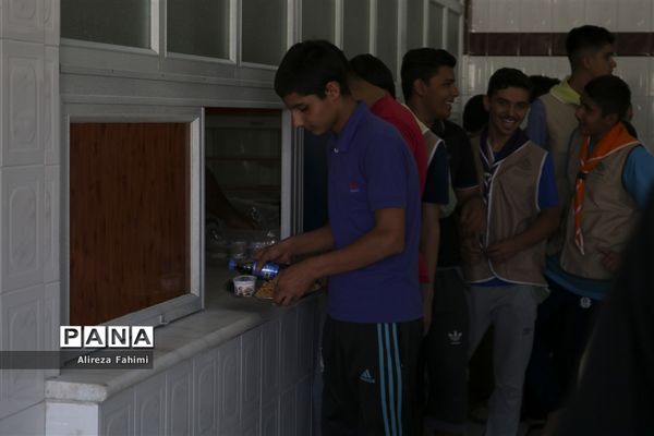 اولین روز از اردوی استانی پیشتازان